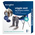 Bouncybands Antimicrobial Big Wiggle Seat Sensory Cushion, Blue 13in./33cm MB33BUWS